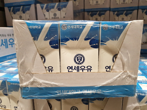 연세 멸균우유 흰우유 코스트코 200ml X 24팩
