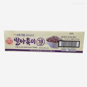 오뚜기 맛있는밥 발아흑미 즉석밥 210g X 18입